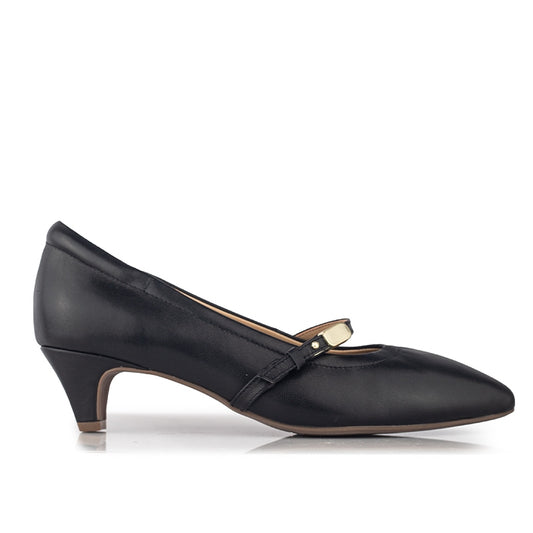 Sepatu Pumps Mary Jane Wanita Hadara Black
