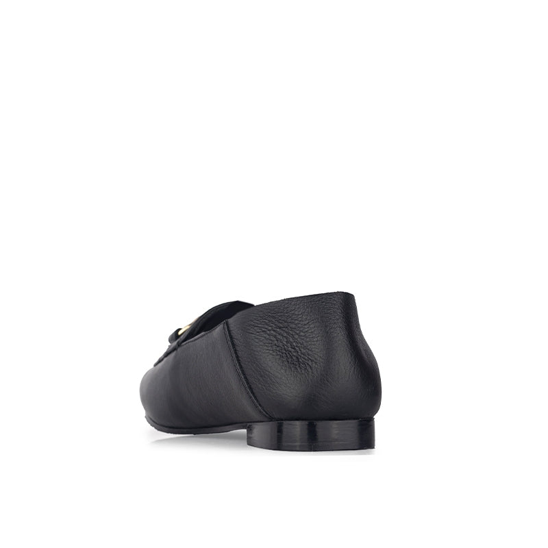 Sepatu Casual Wanita Loafer Moccasin Gino Mariani Eleina Black