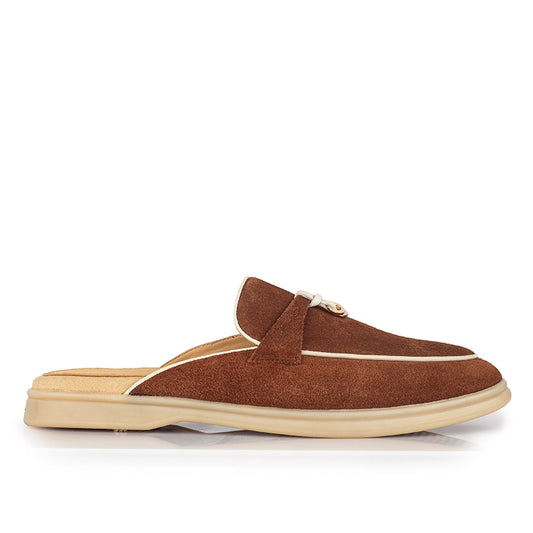 Sepatu Wanita Casual Loafer Gino Mariani Emery 6 Orange Brick