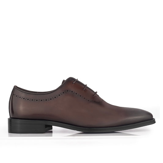 Sepatu Kulit Pria Pantofel Formal Gino Mariani Bonaro Brown