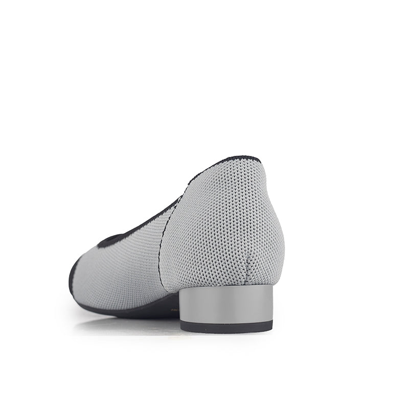 Sepatu Flats Knit Wanita Gino Mariani Grace Grey