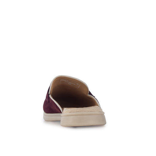 Sepatu Wanita Casual Loafer Gino Mariani Emery 6 Burgundy