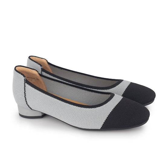 Sepatu Flats Knit Wanita Gino Mariani Grace Grey