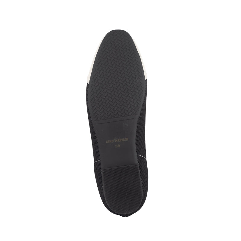 Sepatu Flats Knit Wanita Gino Mariani Gladys Black