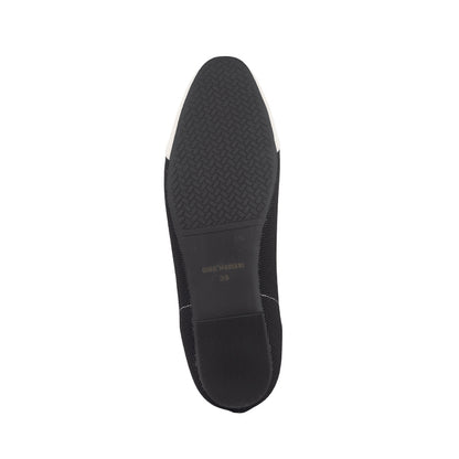 Sepatu Flats Knit Wanita Gino Mariani Gladys Black