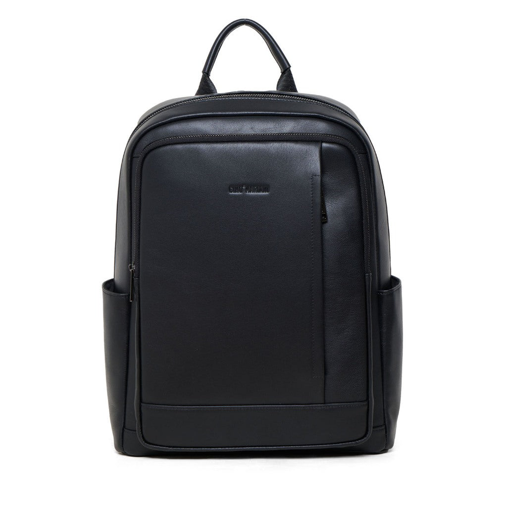 Backpack Tas Ransel Kulit Pria Gino Mariani Auden Black