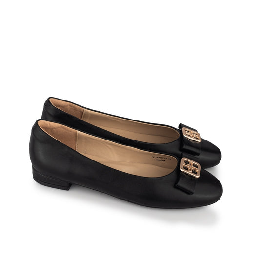 Sepatu Ballet Flats Wanita Gino Mariani Hasena Black