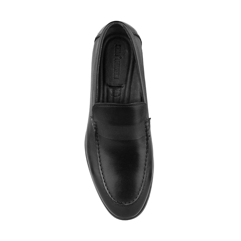 Sepatu Kulit Pria Pantofel Formal Gino Mariani Bosco Black