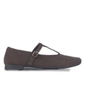 Sepatu Flats Knit Wanita Gino Mariani Gabriela Dark Brown