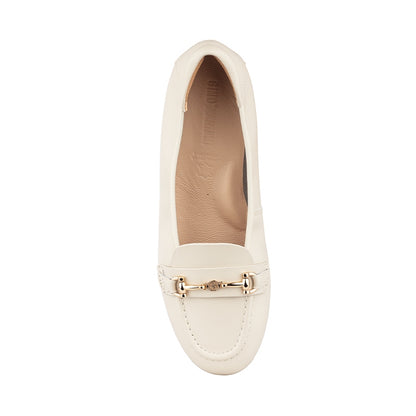 Sepatu Ballet Flats Wanita Gino Mariani Graziana Off White