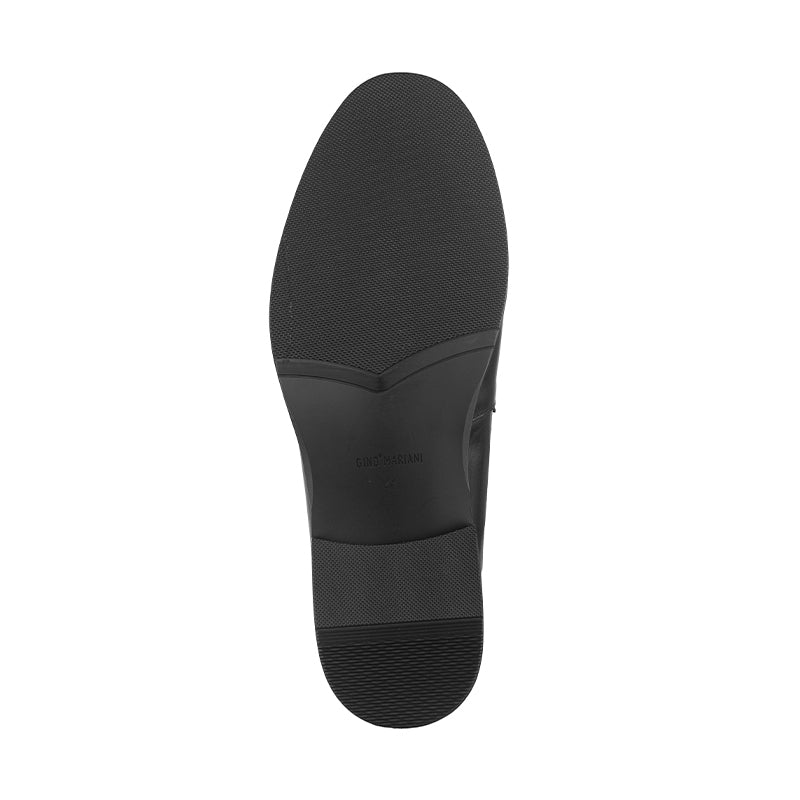 Sepatu Kulit Pria Pantofel Formal Gino Mariani Bosco Black