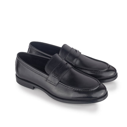 Sepatu Kulit Pria Pantofel Formal Gino Mariani Borion Black