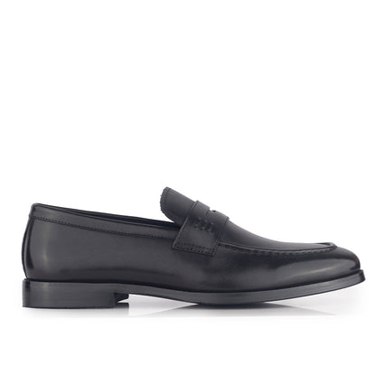 Sepatu Kulit Pria Pantofel Formal Gino Mariani Borion Black