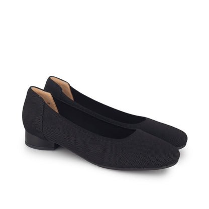 Sepatu Flats Knit Wanita Gino Mariani Grace Black