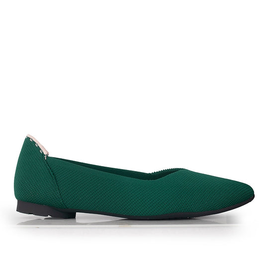 Sepatu Flats Knit Wanita Gino Mariani Gloria Green