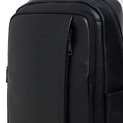 Backpack Tas Ransel Kulit Pria Gino Mariani Auden Black