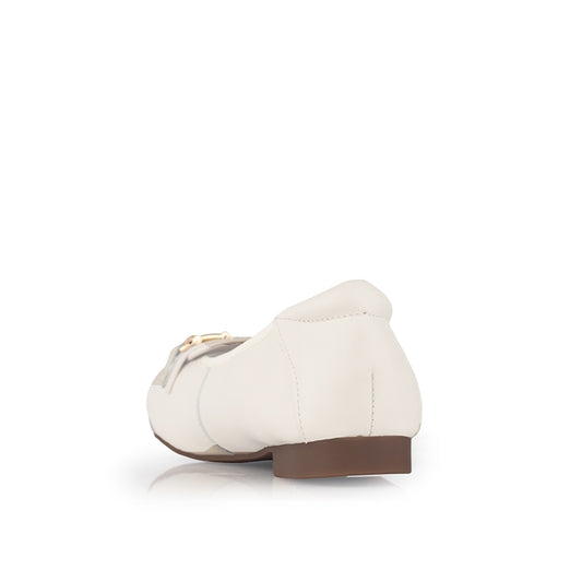 Sepatu Ballet Flats Wanita Gino Mariani Graziana Off White