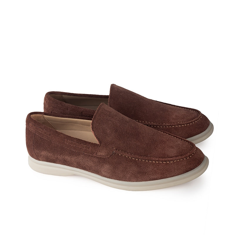 Sepatu Pria Casual Loafer Moccasin Gino Mariani Edison 3 Orange Brick