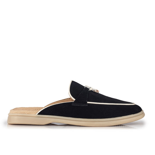 Sepatu Wanita Casual Loafer Gino Mariani Emery 6 Black