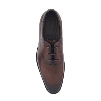 Sepatu Kulit Pria Pantofel Formal Gino Mariani Bonaro Brown