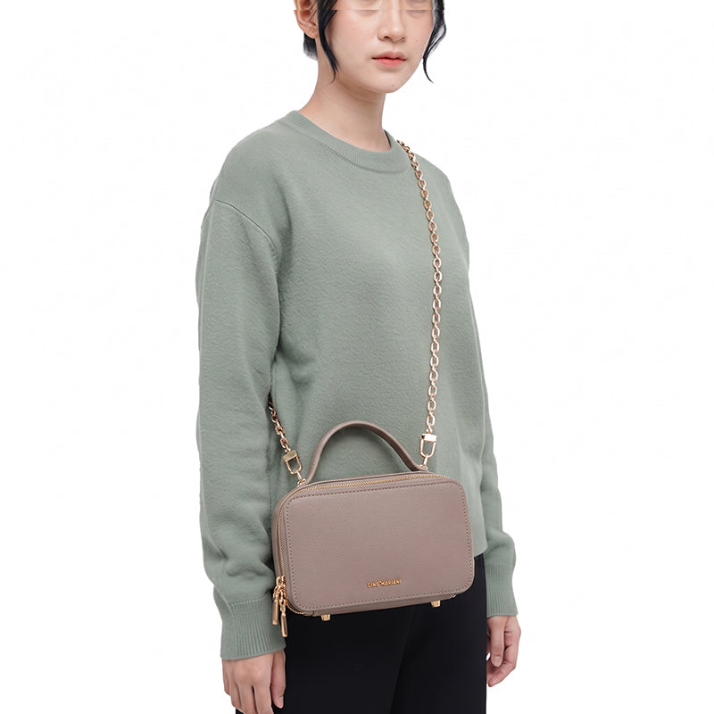 Tas Wanita Top handle Gino Mariani Indy Khaki