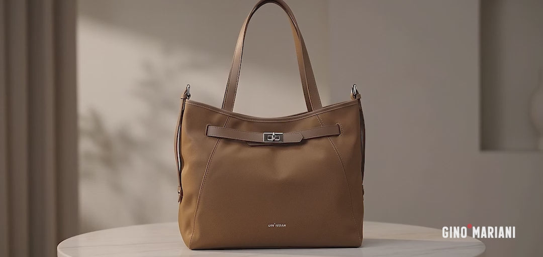 Tas Wanita Gino Mariani Hobo Franca Light Brown
