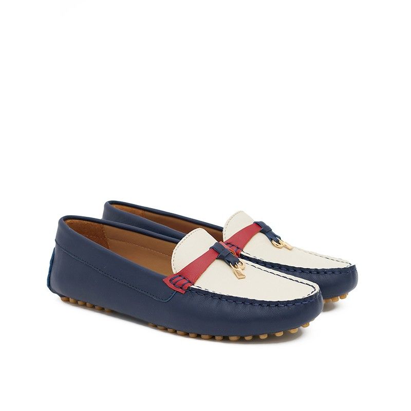 EMMA NAVY WHITE